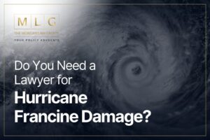 Do you need a lawyer for hurricane francine damage