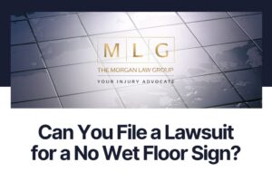 Can You File a Lawsuit for a No Wet Floor Sign