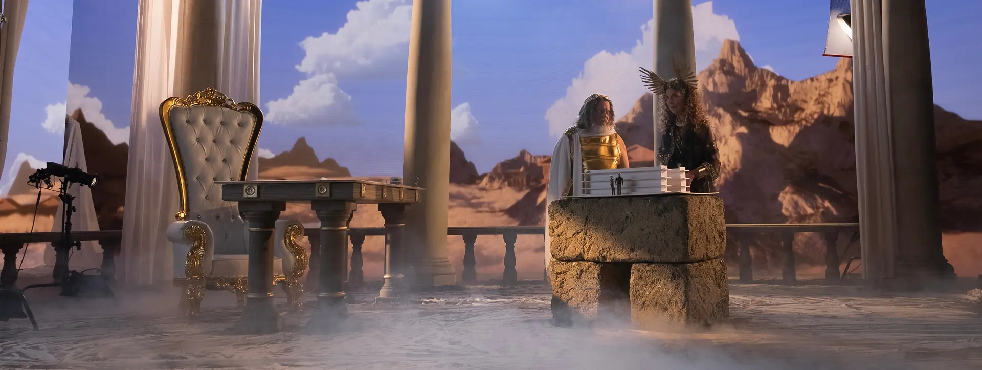 When Zeus summons his insurance agents, he expects tales of never-ending  “pain and suffering.” Instead, he gets bad news: The Morgan Law Group is  stepping in. MLG isn't on the insurers' side—we're, image size:1920x723