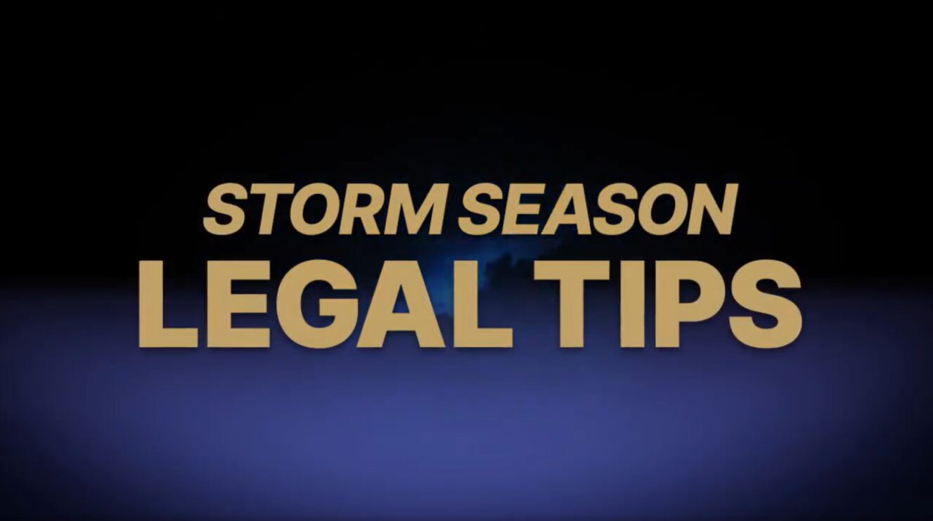 Storm Season Legal Tips from Thomas Morgan